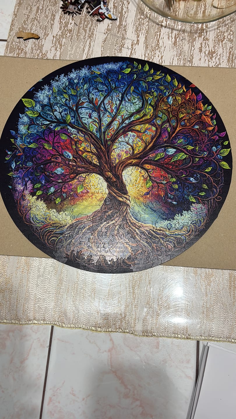 Customer photo review of Hayat Ağacı - Ahşap Puzzle