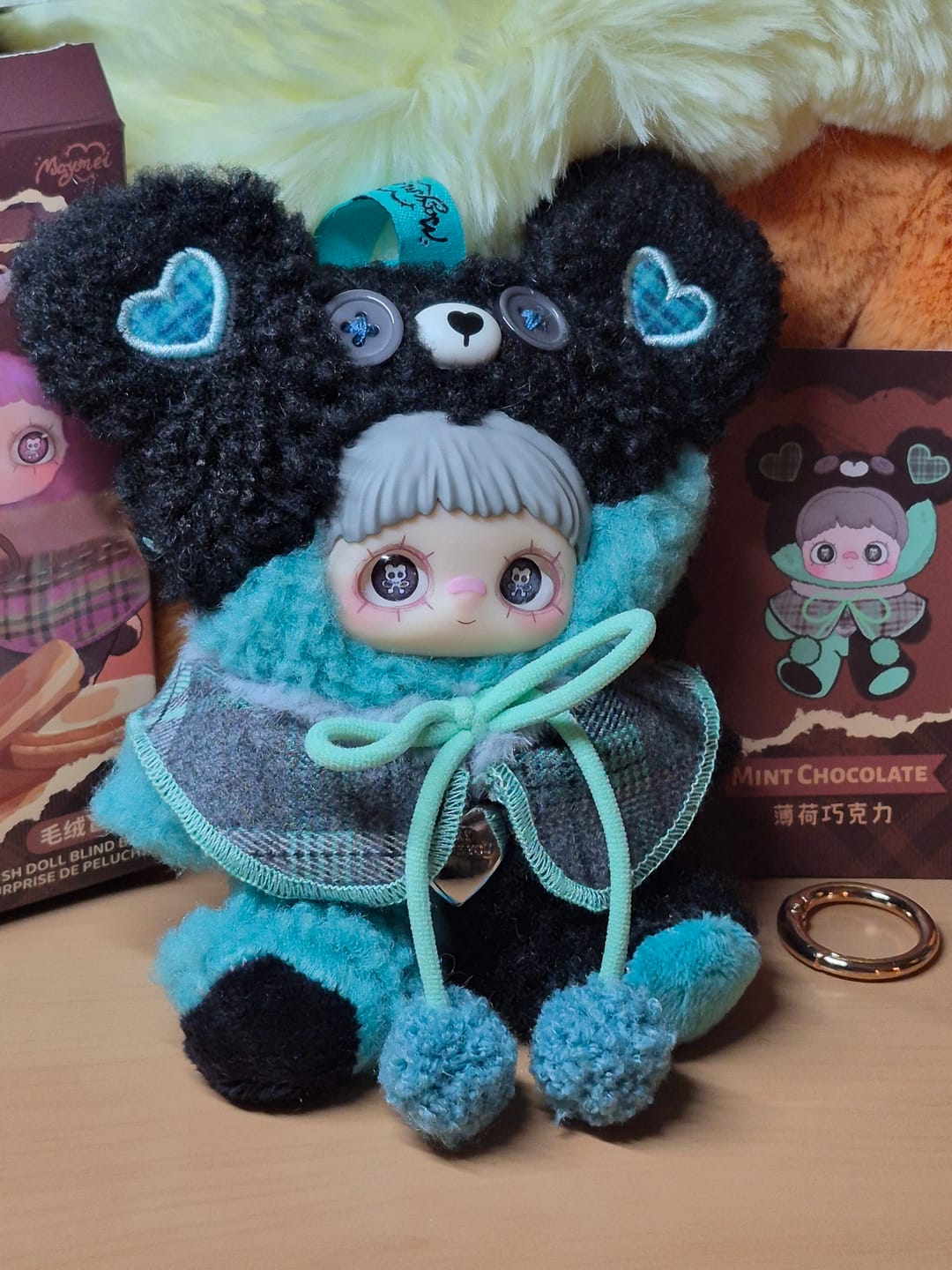 Customer photo review of MayMei Tiny Bear Cookie Series Plush Blind Box
