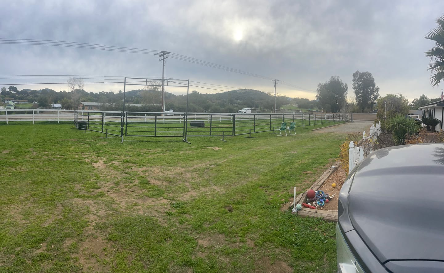 Customer photo review of 20ft Cattle Livestock Panels 2-3/8" 14 Gauge - Freestanding with Detachable Feet