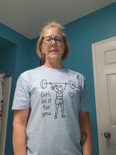 Customer photo review of Girl Do It T-Shirt