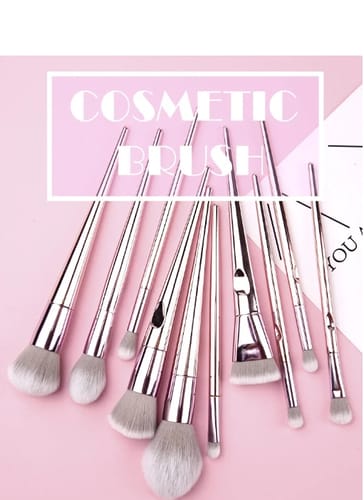 Customer photo review of O.TWO.O 10PCS CHROME BRUSHES SET