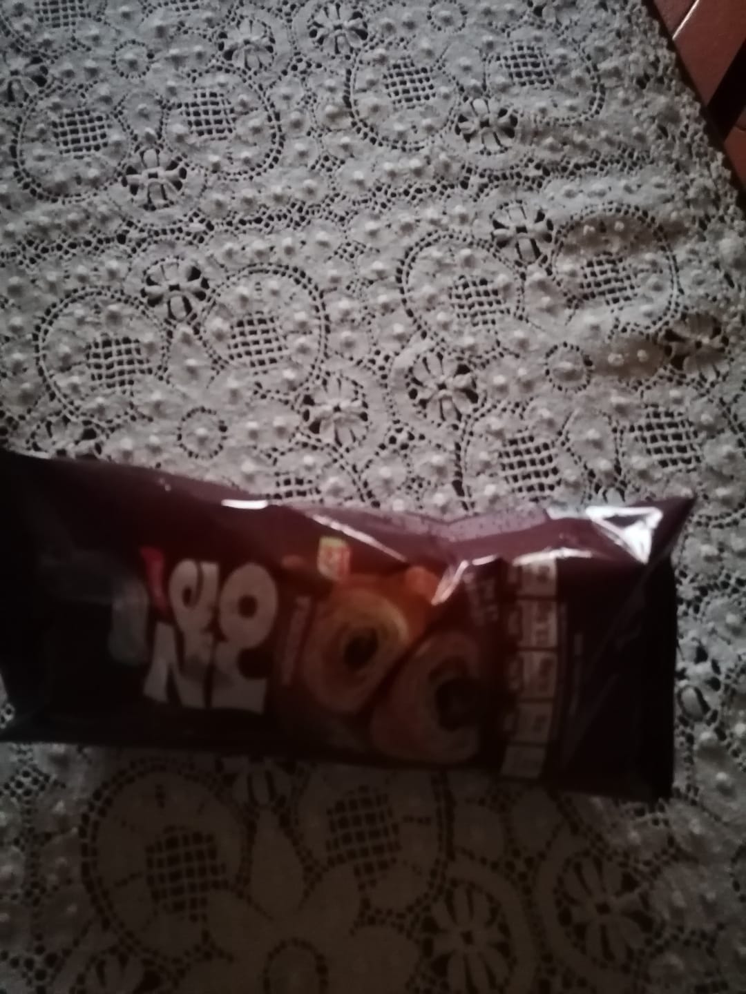 Customer photo review of 15 Cornetti proteici ripieni di crema alla nocciola