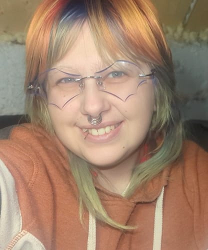 Customer photo review of Batty Eyeglasses