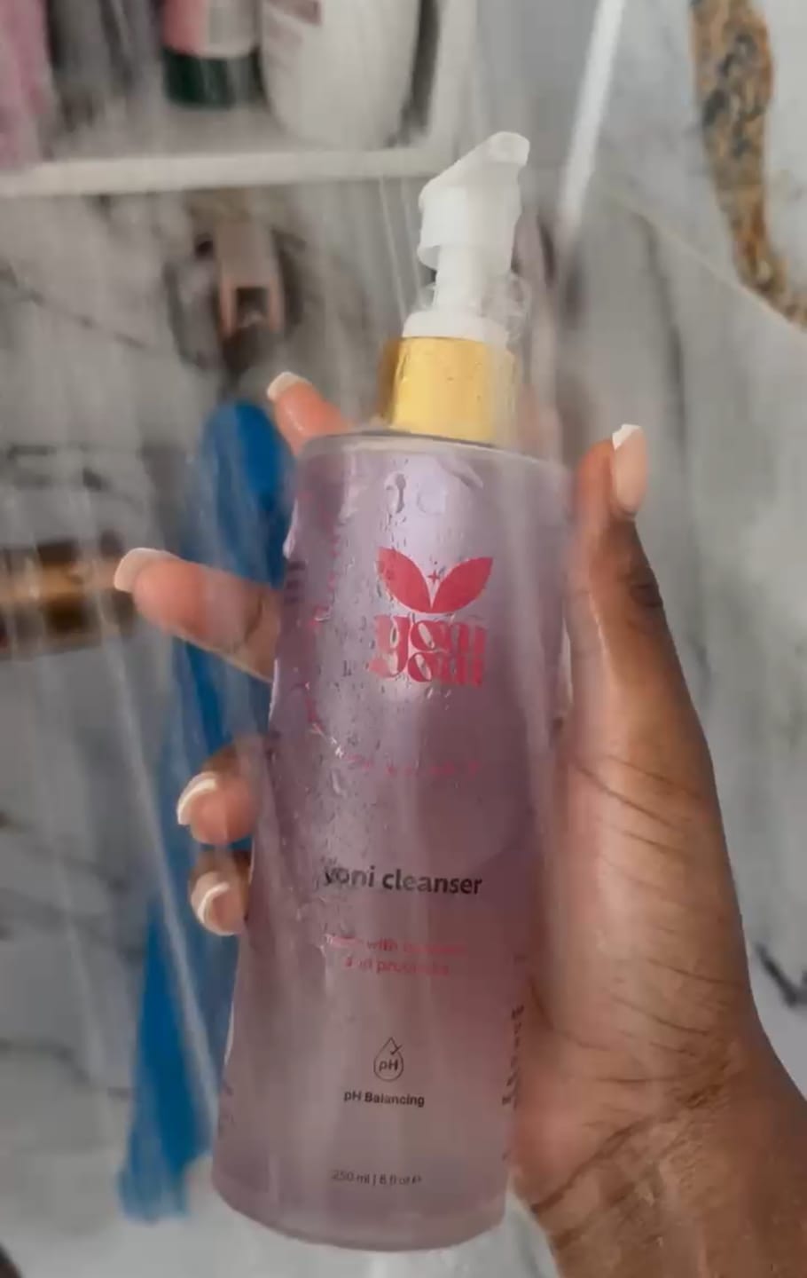 Customer photo review of Yoni Cleanser With Boric Acid & Probiotics