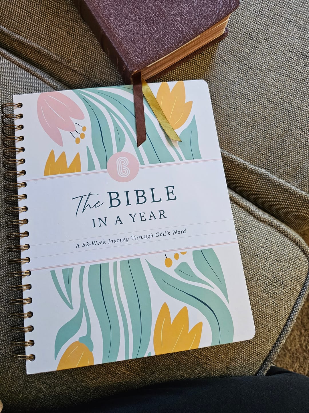 Customer photo review of The Bible In A Year: A 52-Week Journey Through God's Word