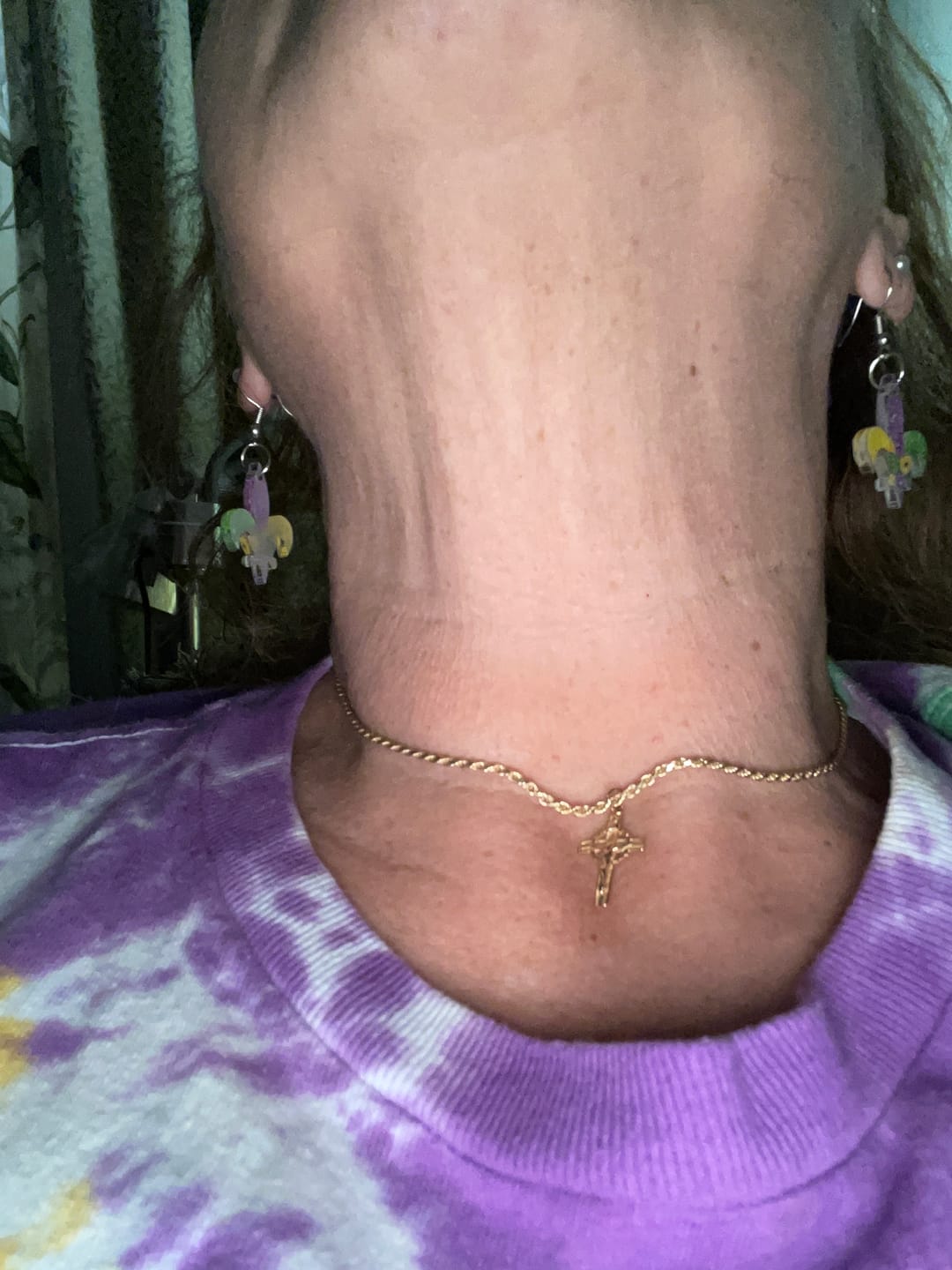 Customer photo review of 2mm Rope 14K Gold Vermeil Chain DC