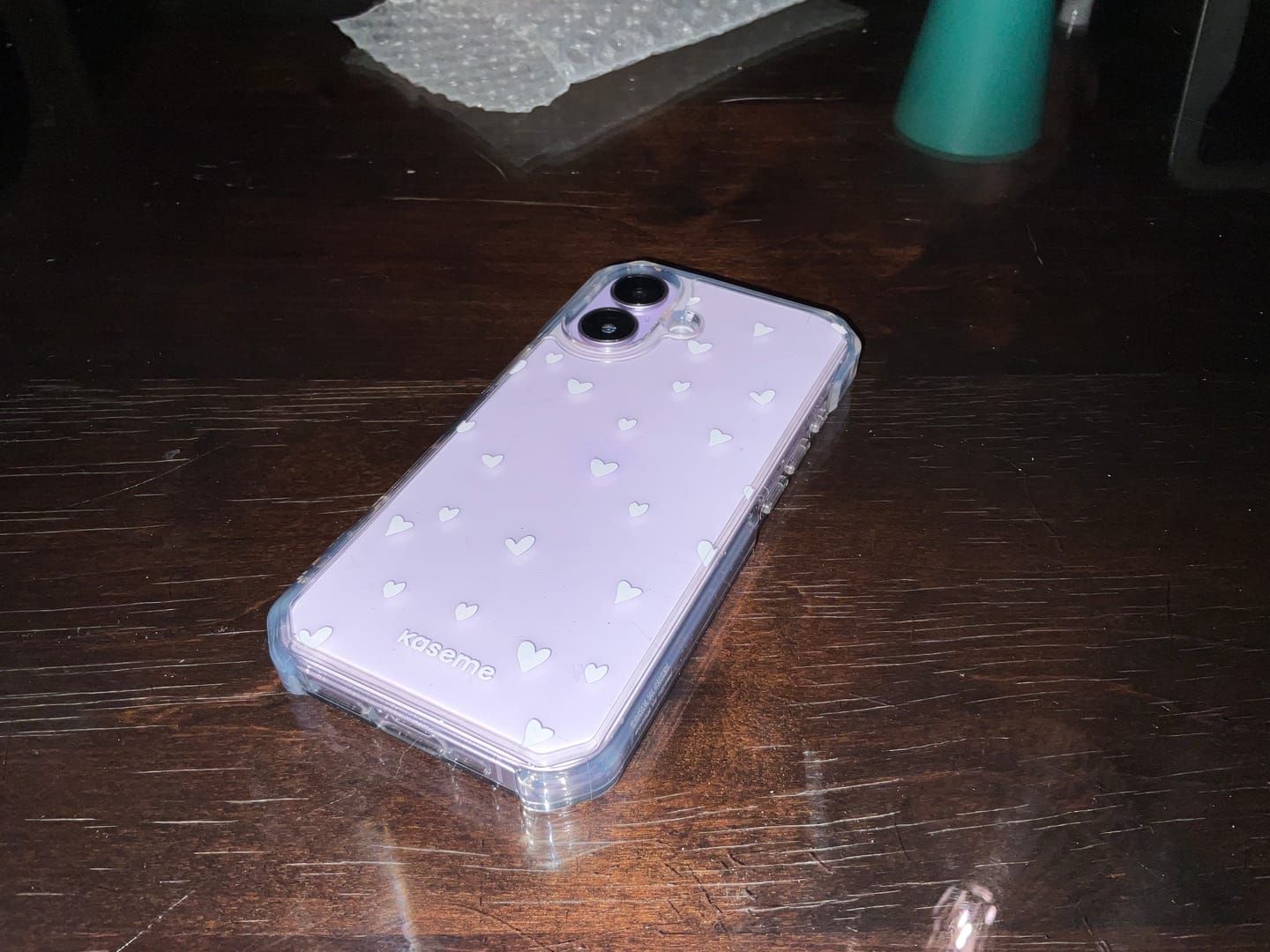 Customer photo review of Lovely Clear Case
