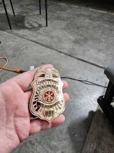 Customer photo review of Customizable Badge BA25