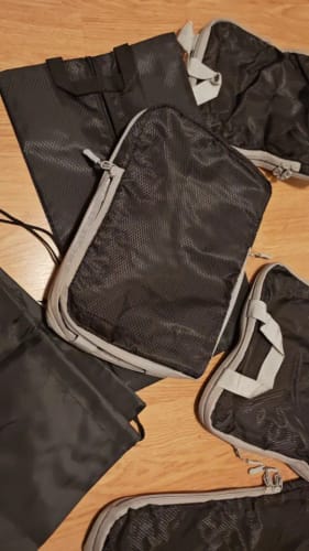 Customer photo review of Compression Packing Cubes