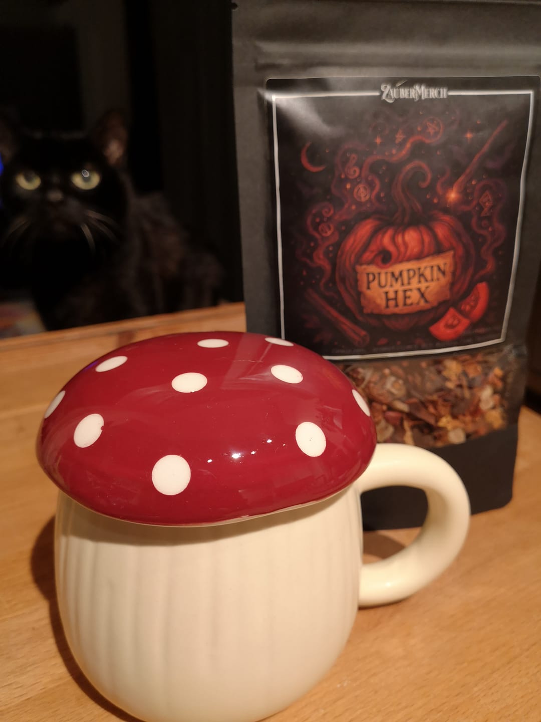 Customer photo review of Fliegenpilz Tasse mit Deckel