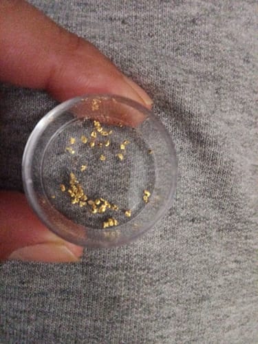 Customer photo review of Nugget Reserve 'MUSEUM SPECIMEN CHASE' - Gold Panning Paydirt Concentrate