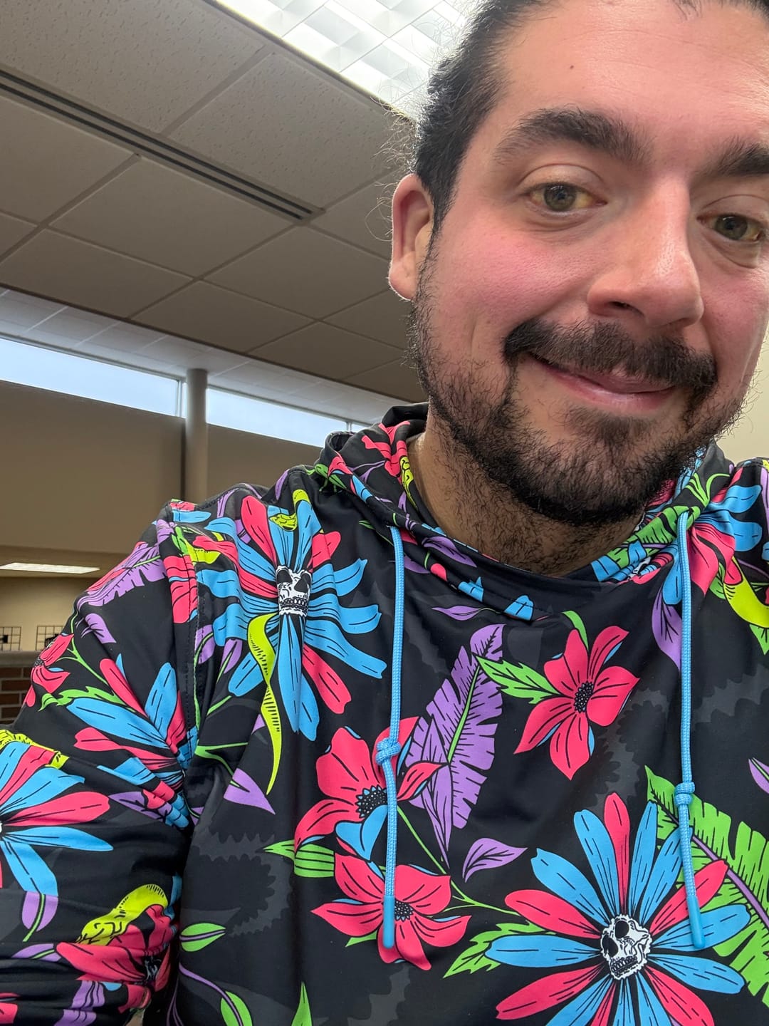 Customer photo review of Doom and Bloom – Performance Hoodie
