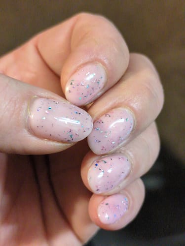 Customer photo review of Semilac BB Base Rose UV Gel Polish