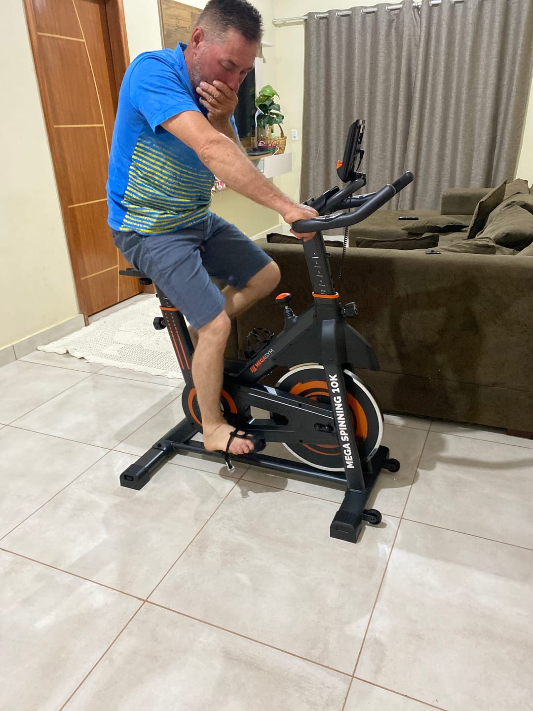 Customer photo review of Bicicleta Ergométrica Bike Mega Spinning 10K