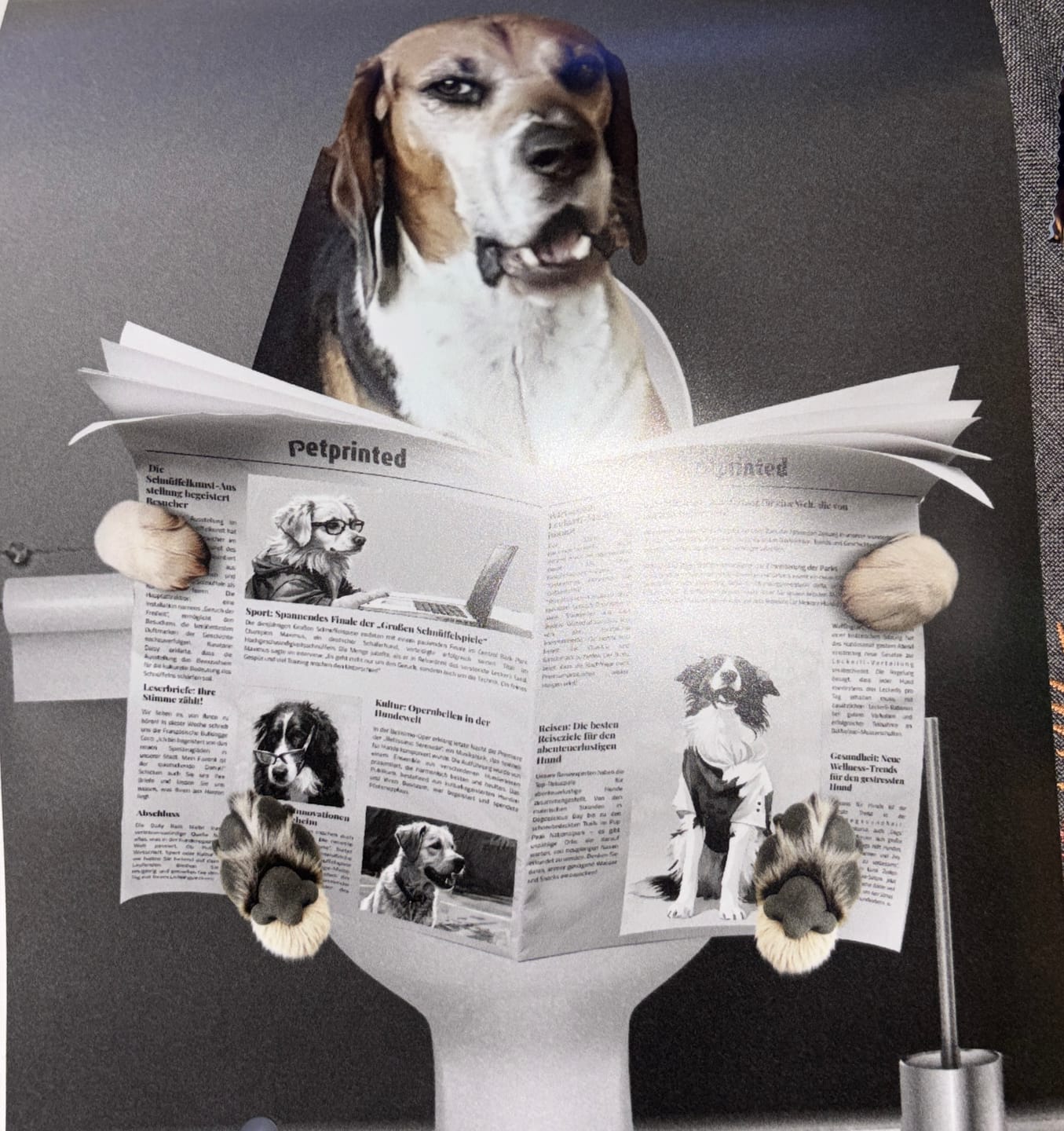 Customer photo review of Wichtige Sitzung - Individuelles Poster