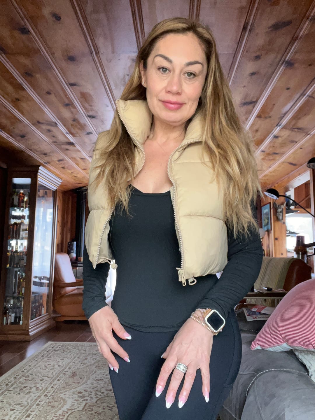 Customer photo review of Imperial Jasper Stretch Apple Watch Strap