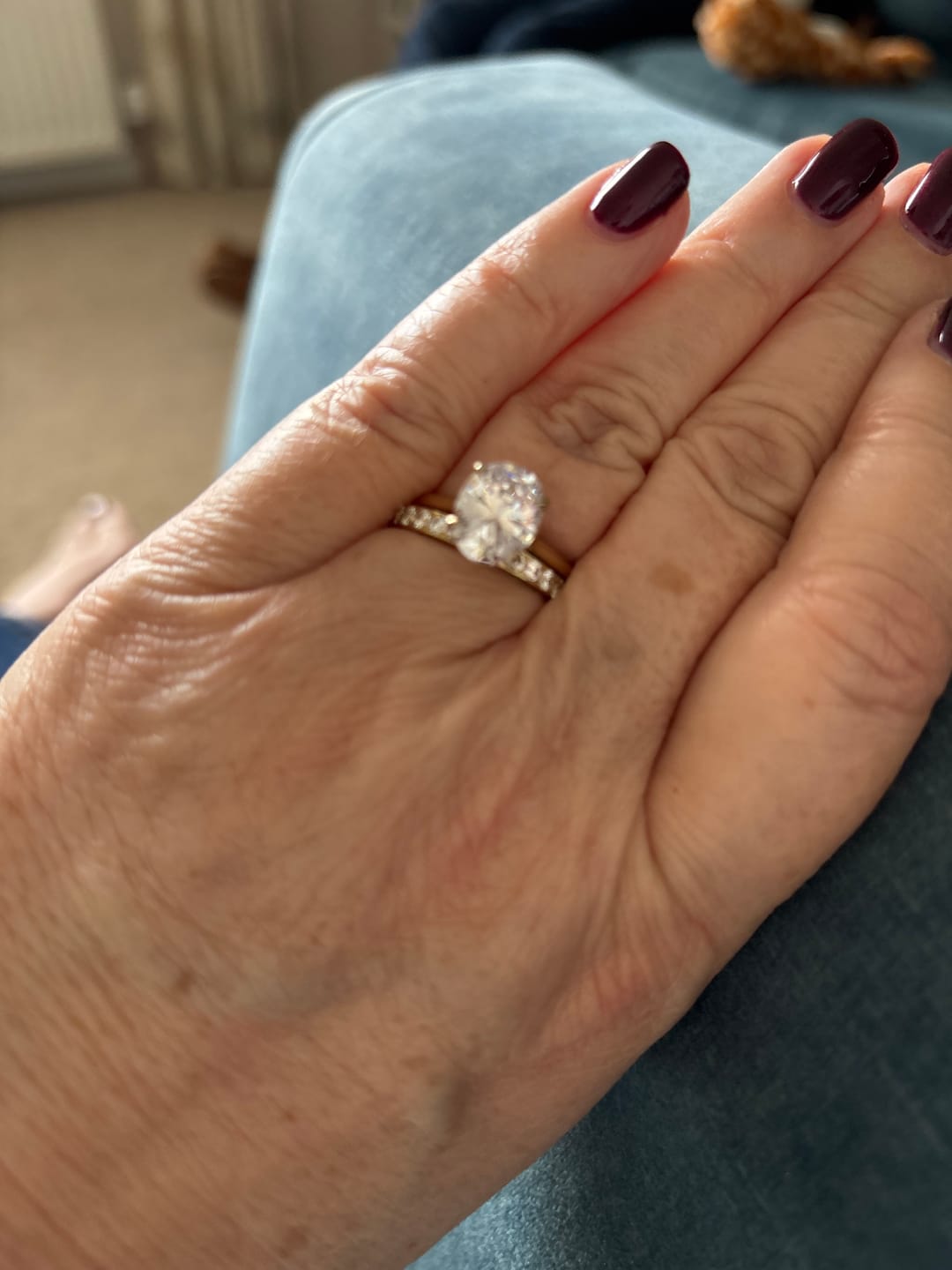 Customer photo review of Eternity Band Ring