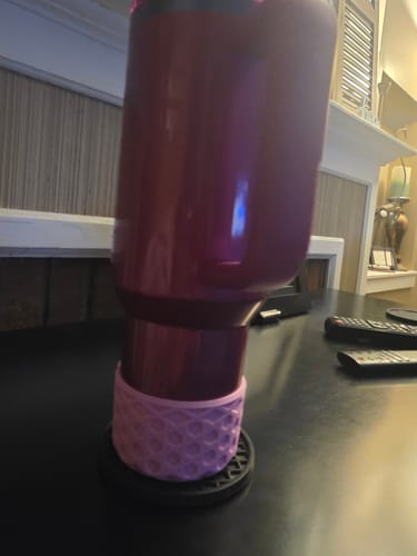 Customer photo review of Sizzling Pink WAFFLE Tumbler Boot