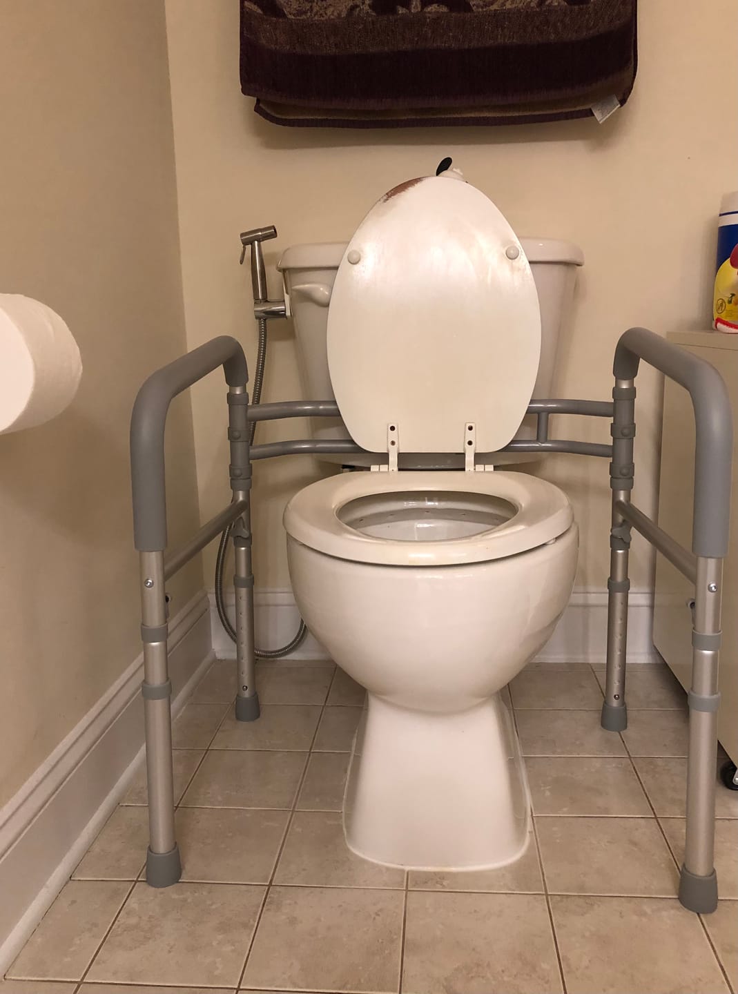 Customer photo review of Toilet Safety Rail (350lb)