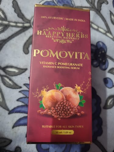 Customer photo review of Pomovita Vitamin C Radiance Boosting Serum