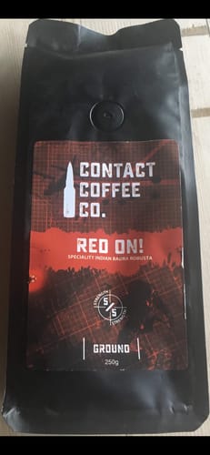 Customer photo review of Red On! High-Caffeine Coffee