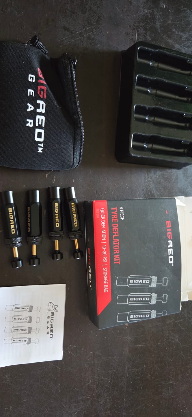 Customer photo review of TYRE DEFLATORS 4 PIECE KIT
