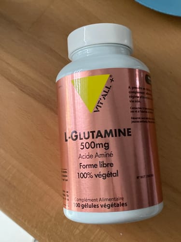 Customer photo review of L-Glutamine 100% végétal-500mg-100 gélules-Vit'All+
