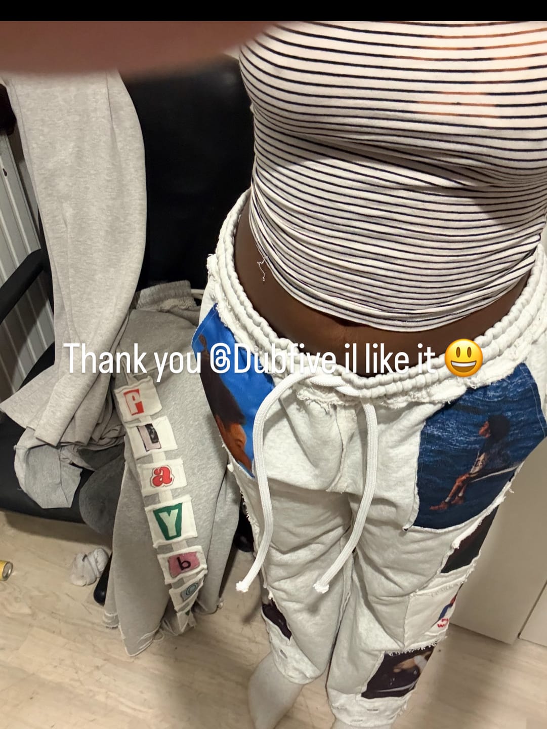 Customer photo review of R&B COVER SWEATS