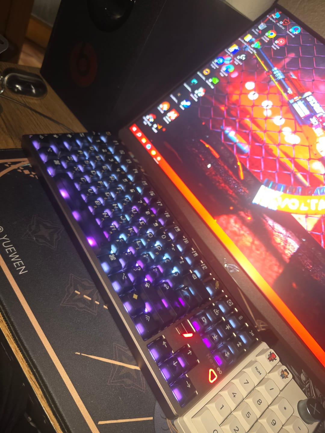 Customer photo review of ATK x QK Hex80 Alüminyum Klavye (Manyetik Switch / HE)