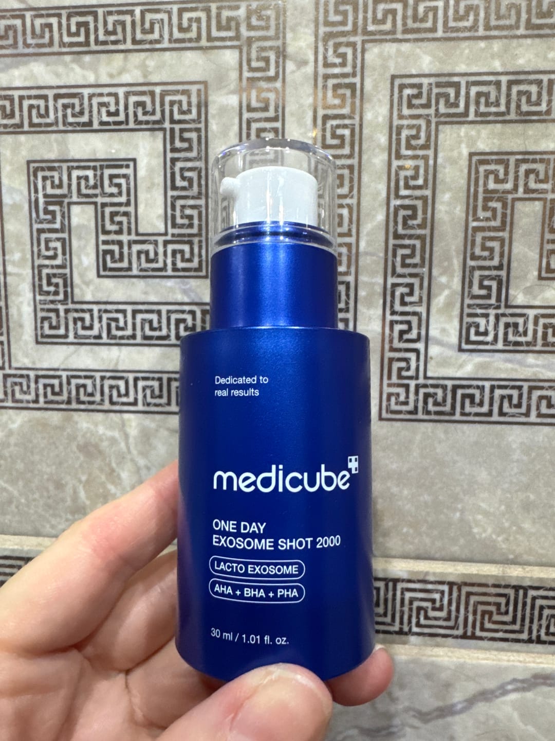 Customer photo review of Serums ar mikroadatām Medicube One Day Exosome Shot 2000