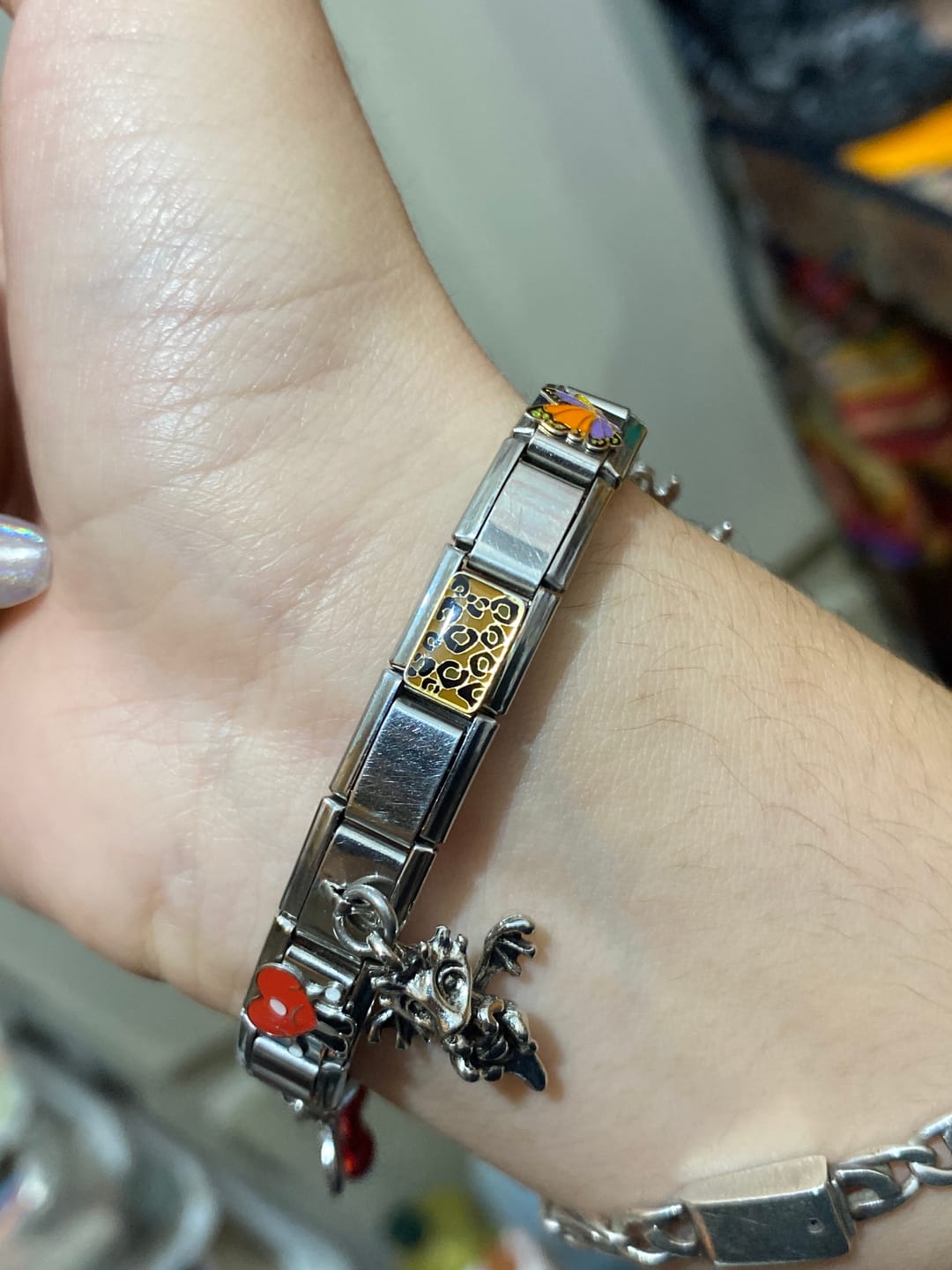 Customer photo review of Charm Estampado de leopardo