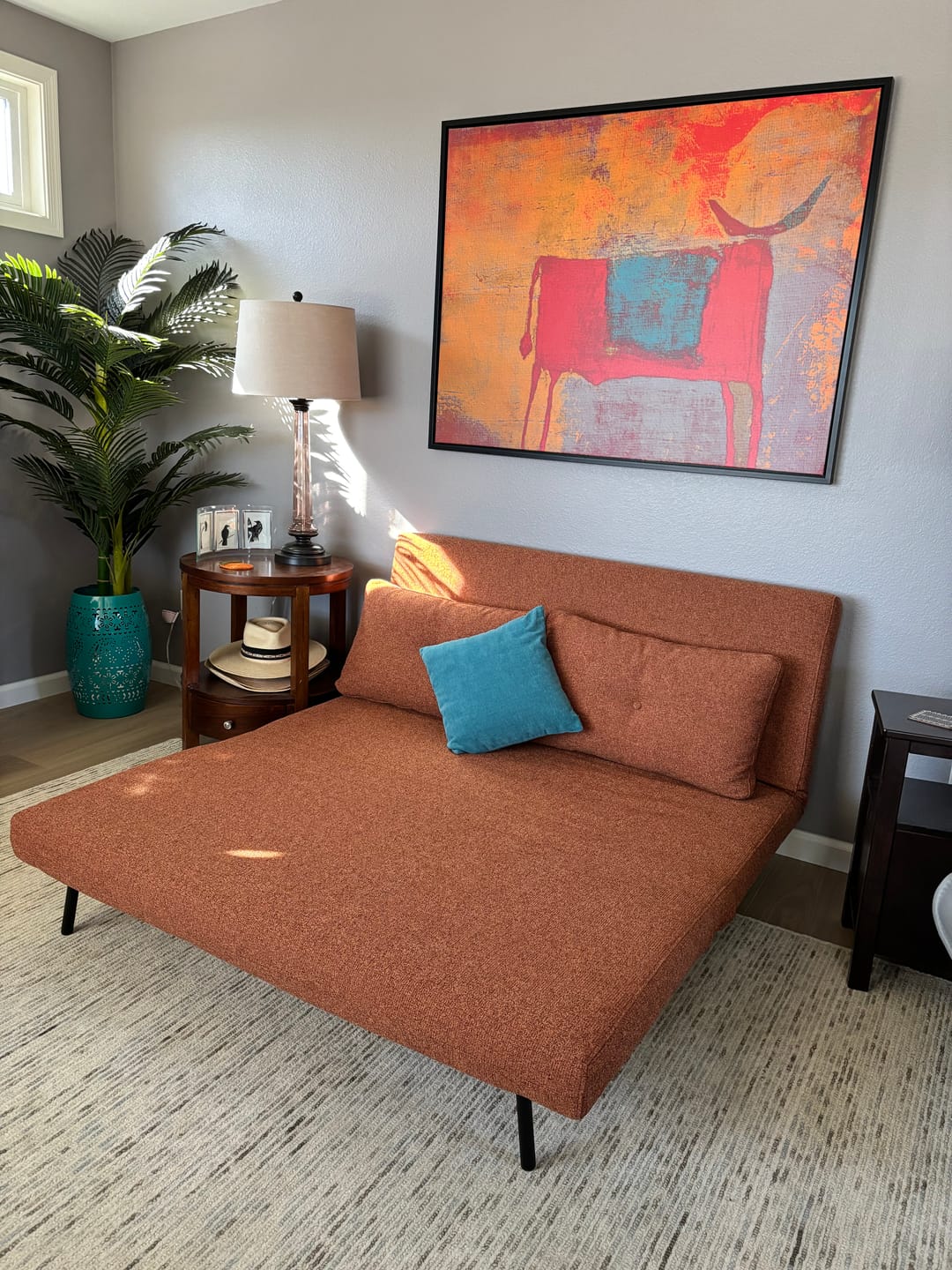 Customer photo review of Napa Armless Sofa Bed