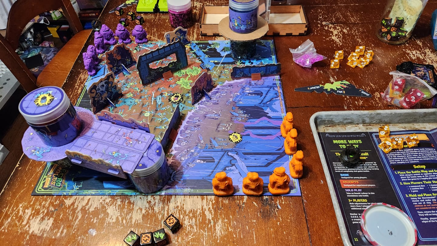 Customer photo review of Necromolds Big Battle Map Set