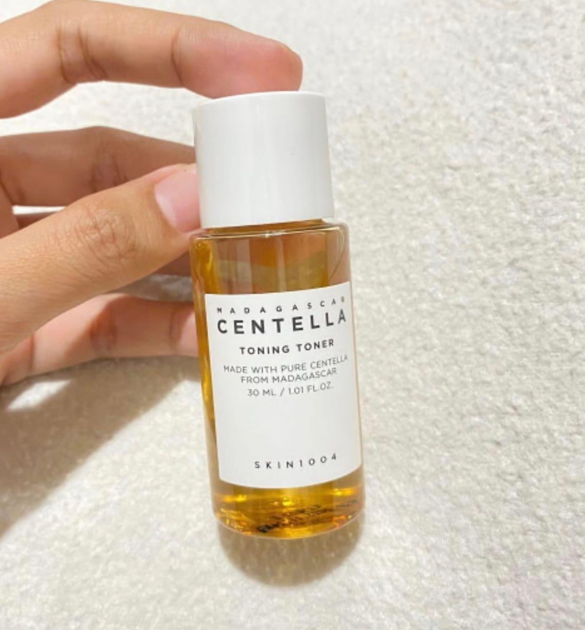 Customer photo review of Toneris ar ekstraktu Gotu Kola SKIN1004 Madagascar Centella Toning Toner