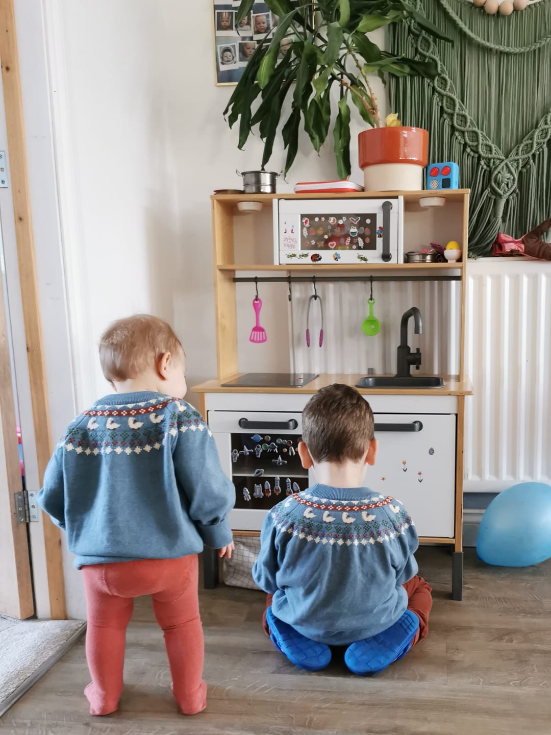 Customer photo review of Little Ducks Fairisle Knitted Jumper