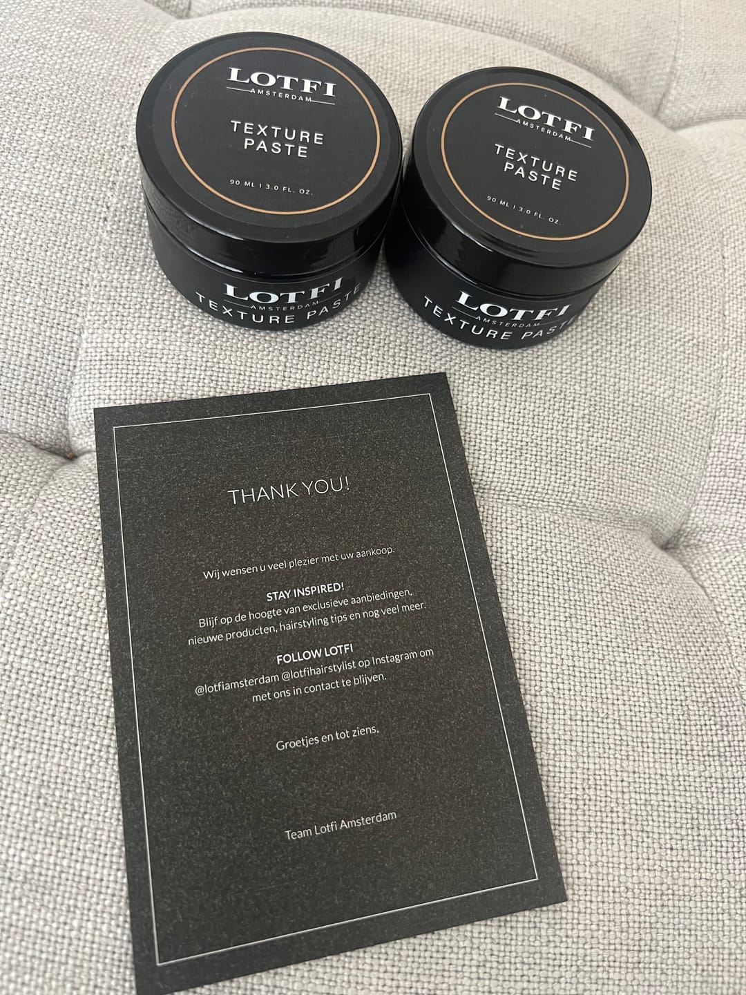 Customer photo review of Texture Paste