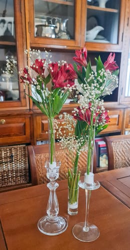 Customer photo review of Candle Vase 3-Pack
