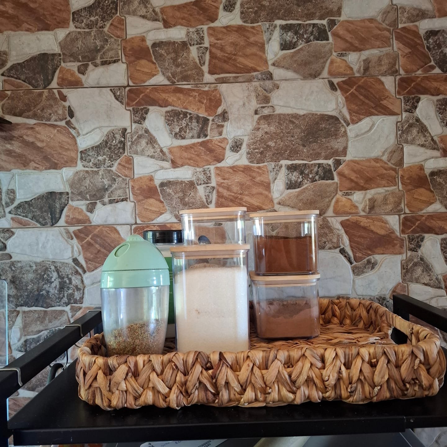 Customer photo review of Set X3 Bandejas Fibras Naturales Rectangular Jacinto De Agua