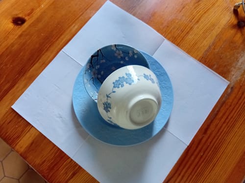 Customer photo review of Coffret Petits Bols Japonais Fuji Sakura