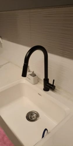 Customer photo review of Falkenberg - Touch Kitchen Faucet with Pull-Out Sprayer