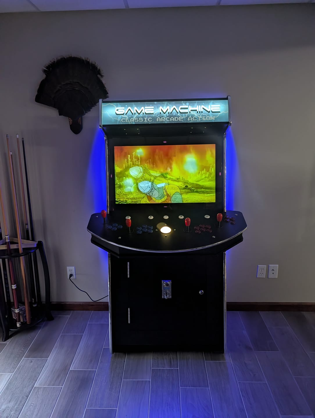 Customer photo review of 4 Player Standup with 2 shooting guns Arcade Machine 4600 Retro Multi Cade Games
