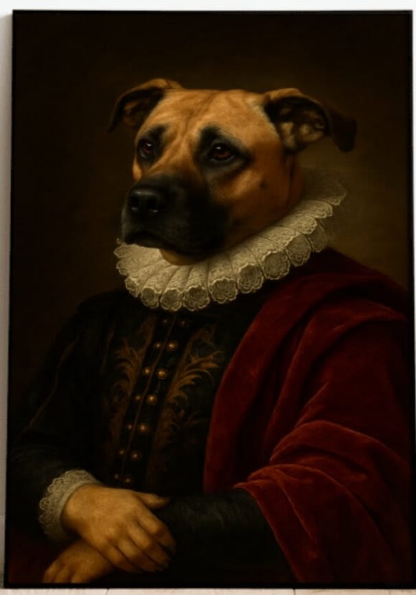 Customer photo review of Portrait Renaissance - Poster personalizzato