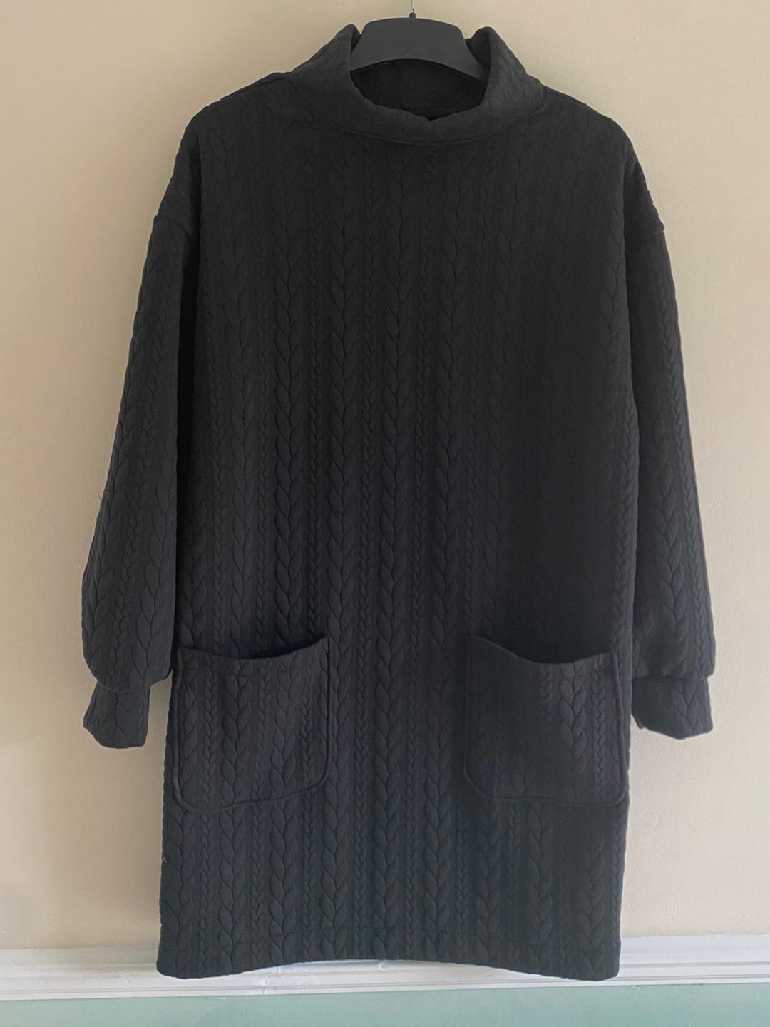 Customer photo review of Cable Knit Jersey Fabric