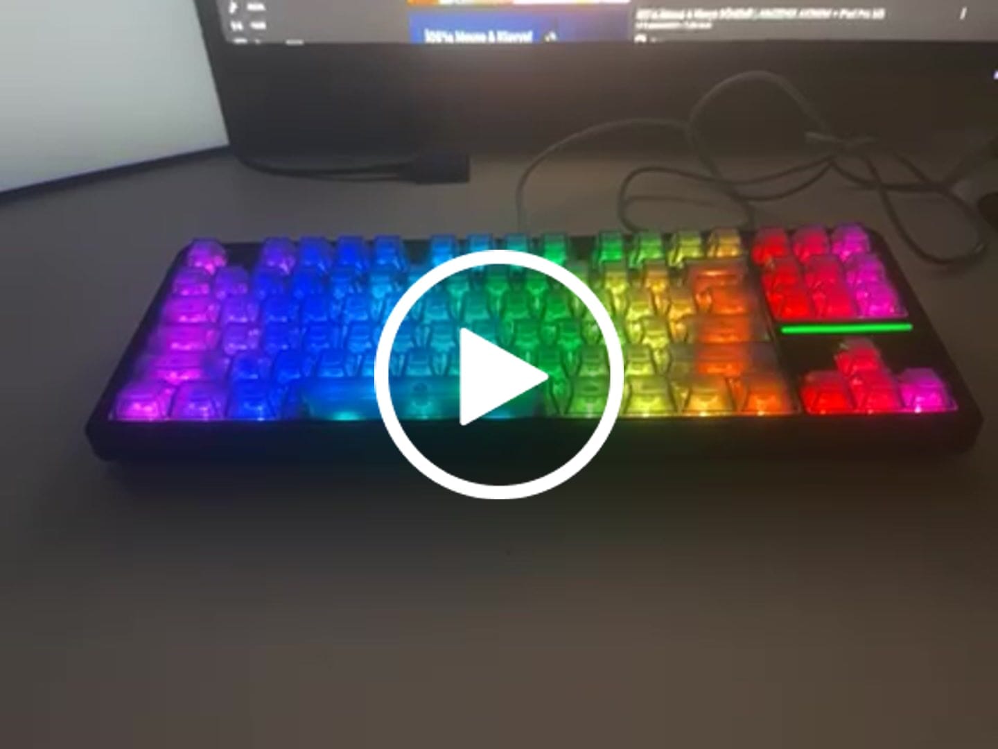 Customer video review of ATK A87 Mekanik Klavye