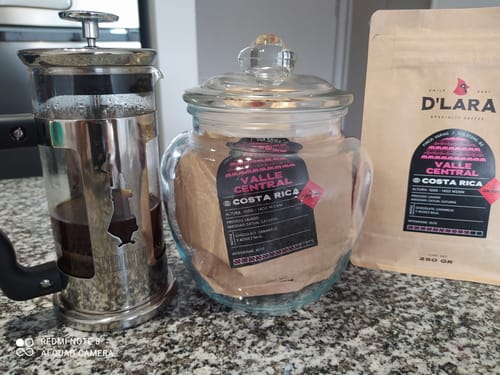 Customer photo review of 250G Café de Especialidad Valle Central - Costa Rica en Grano o Molido
