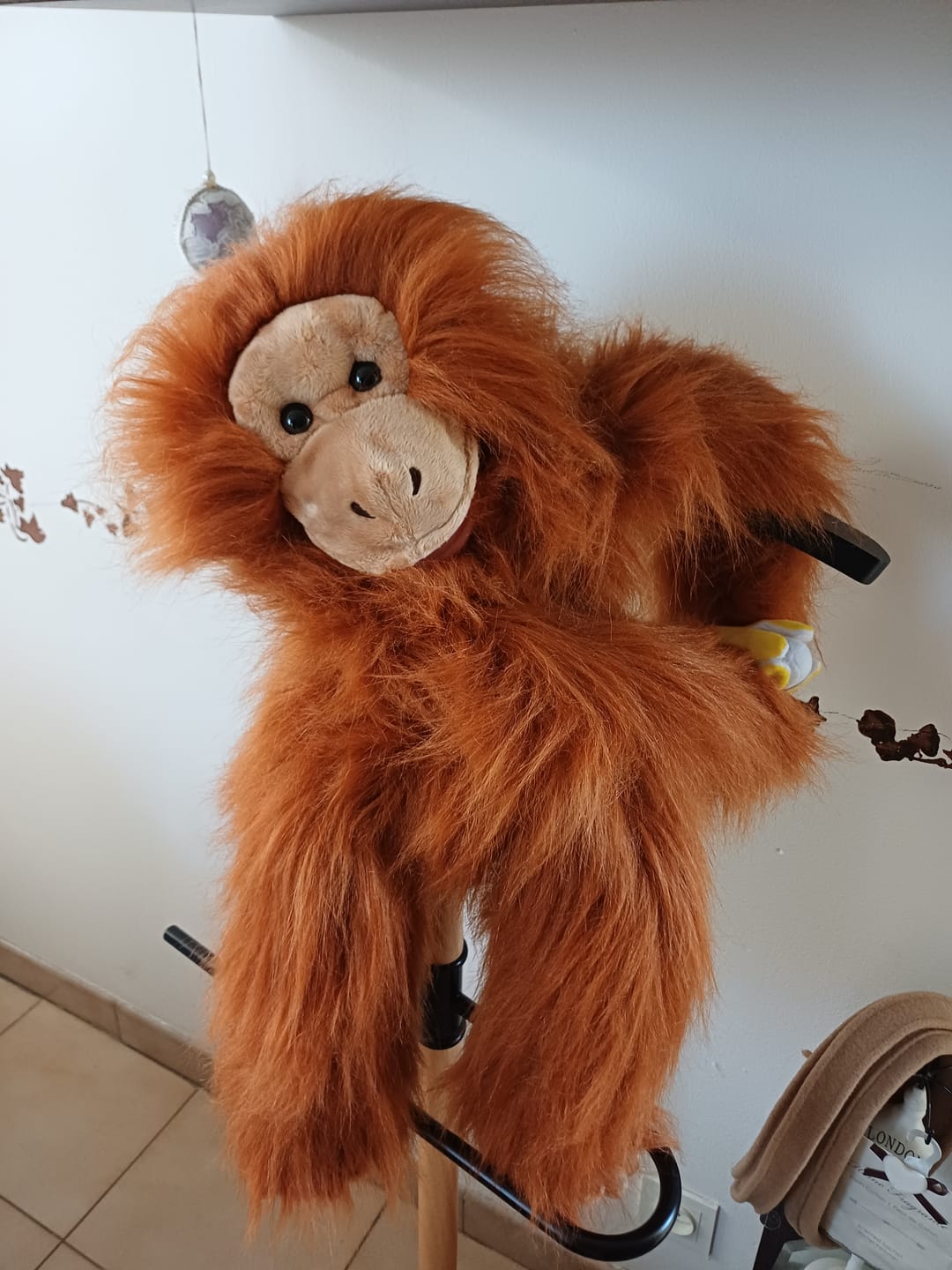 Customer photo review of Orang-Outan Singe Marionnette