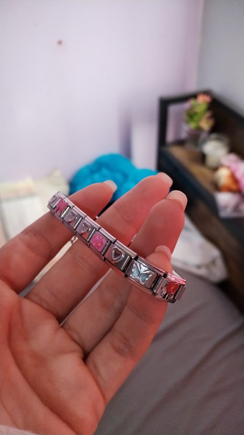 Customer photo review of Charm Corazón Ying Yang
