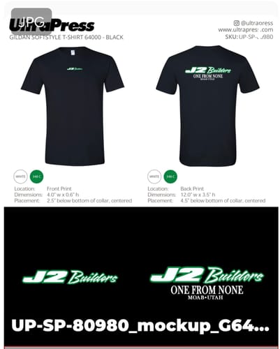 Customer photo review of Gildan Softstyle® 64000 T-Shirt Package (100 Pieces)