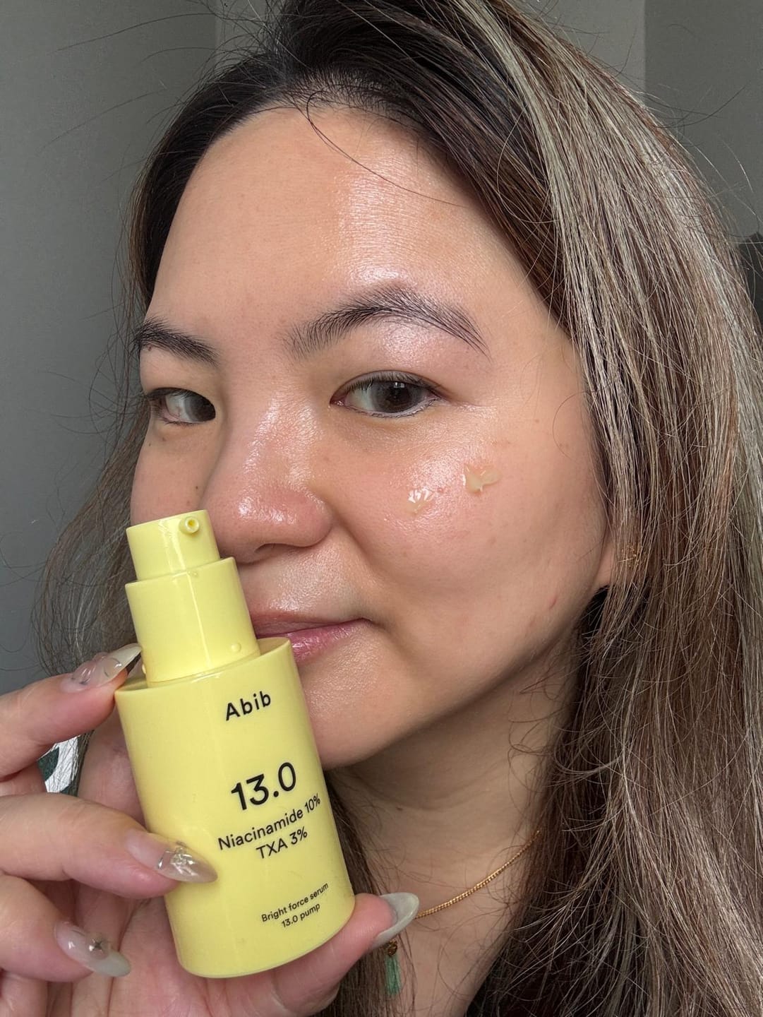 Customer photo review of Bright force serum 13.0 pump