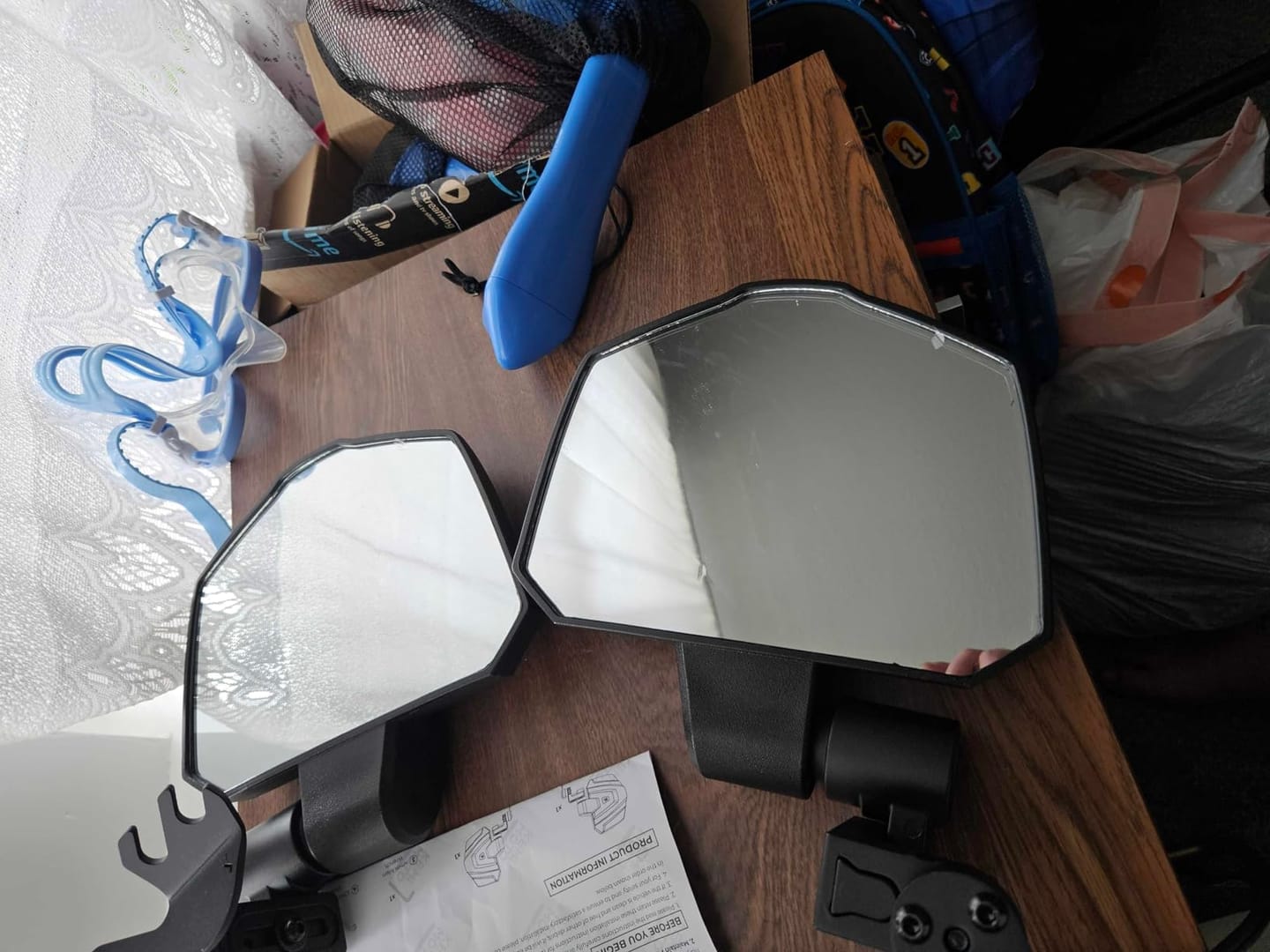 Customer photo review of UTV Large Side Mirrors for Polaris General 1000/ XP 1000/4 1000/ XP 4 1000 2016-2025